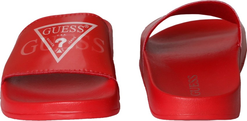 Guess best sale red slides