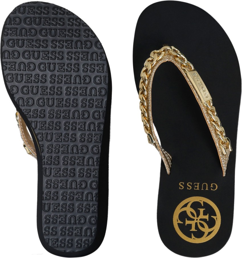 Guess platform best sale flip flops