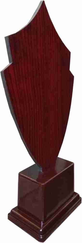 Miniwear Overseas Pack of 32 Pcs Wooden Trophy, 21 cm Height 