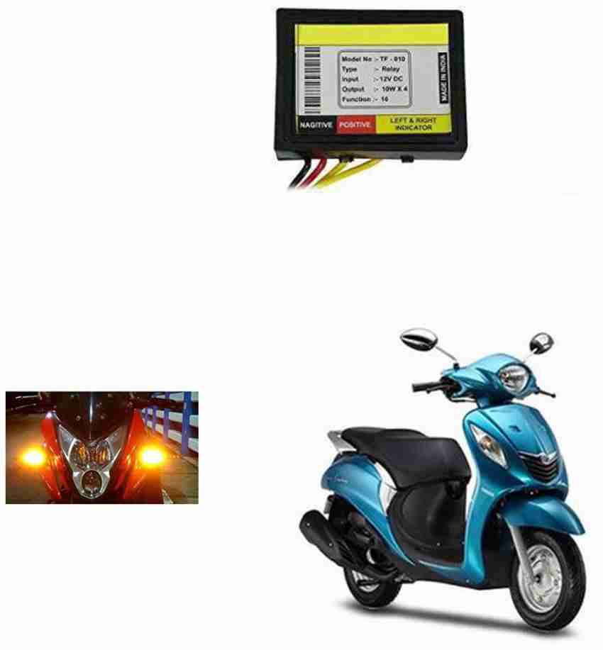 Crokrok Front Rear NA Indicator Light for Yamaha Fascino Price in