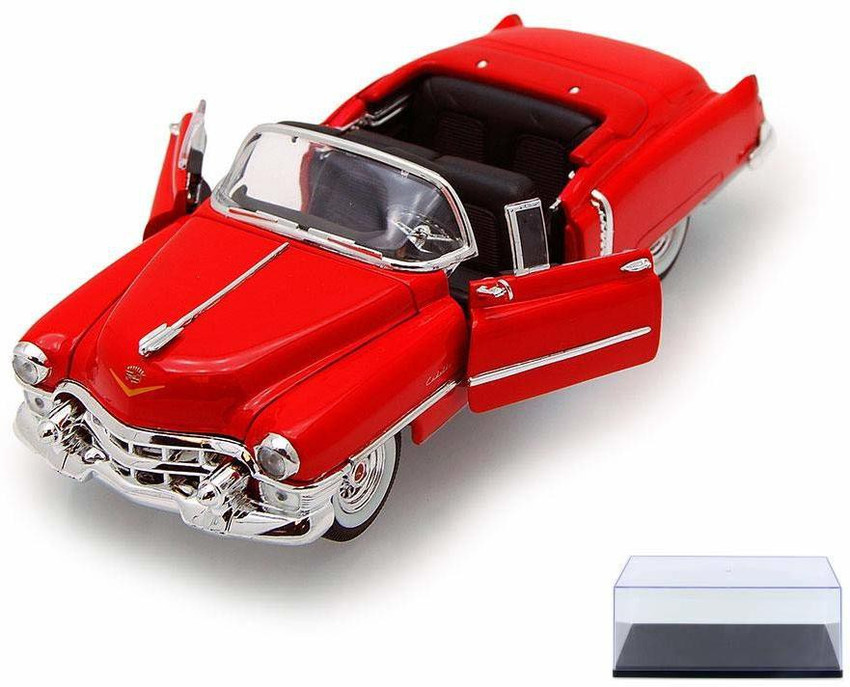 Welly Diecast Car and Display Case 1953 Cadillac Eldorado Red