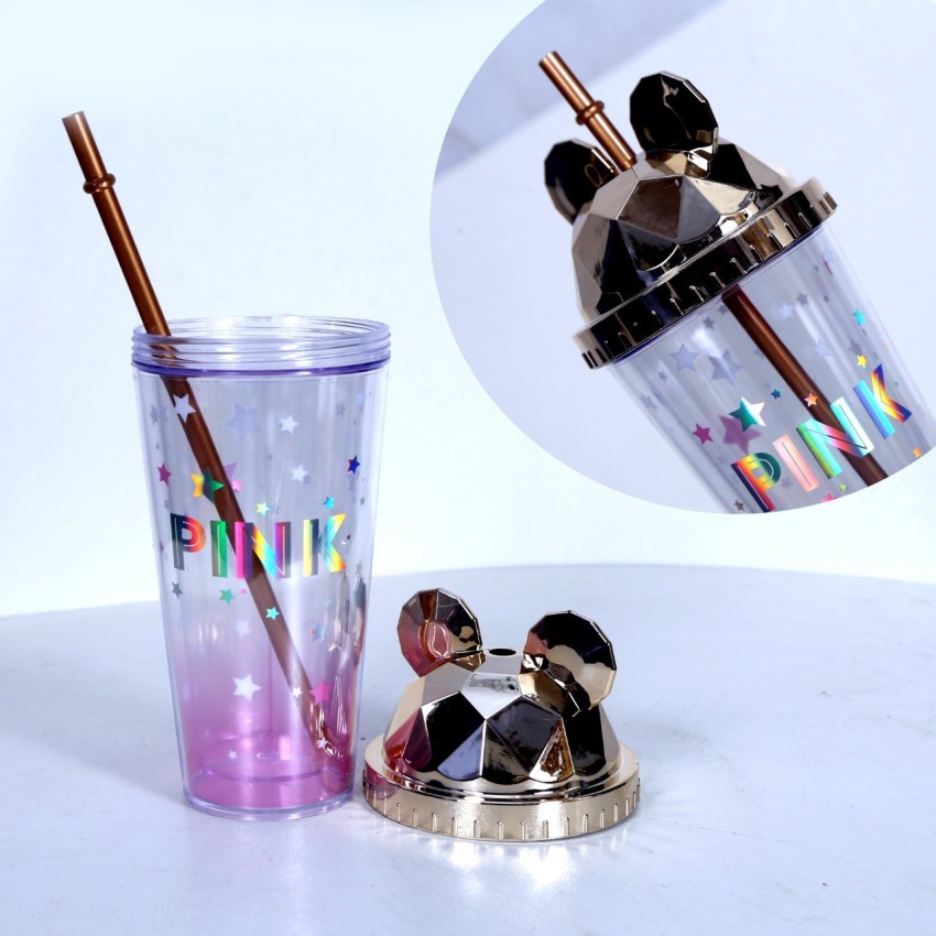 Insulated Innovative Printed 450ML / 650ML Double Wall Ice Straw Cup