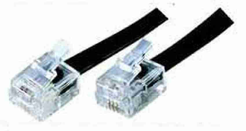 Retro Genuine HP 10ft/3m Telephone Cable 2-wire - RJ11 M Connectors  (8121-0811)