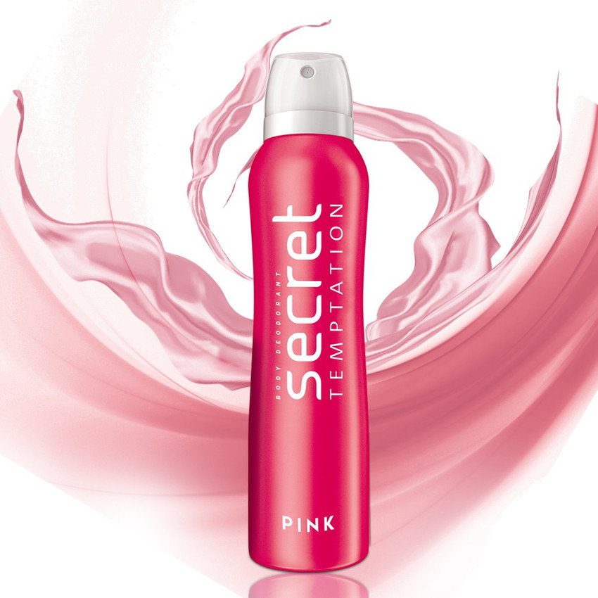 secret temptation Pink Deodorant Spray For Women