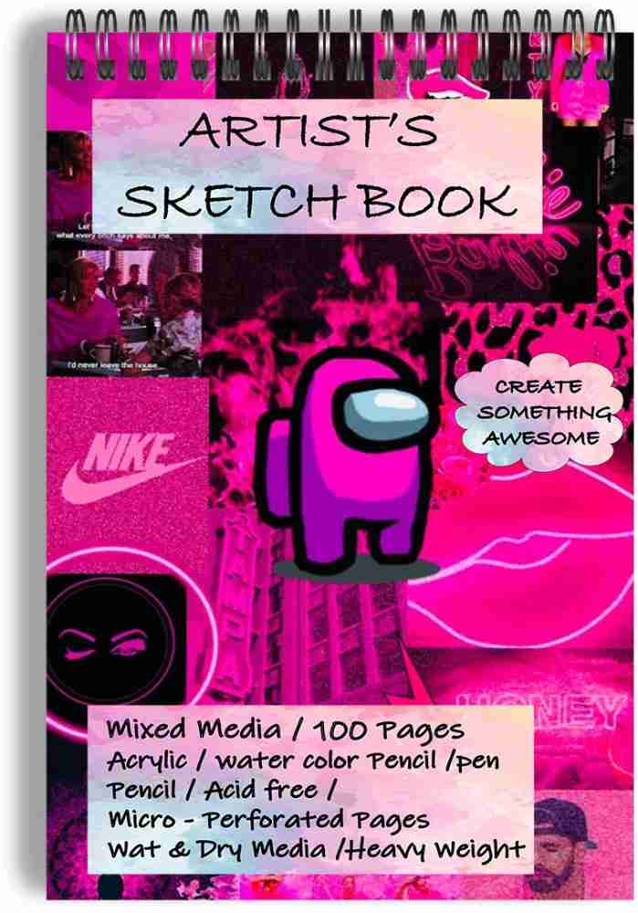 VenTechno Q' Designer Sketch Book / Drawing Book Wiro Bound 9 x 12