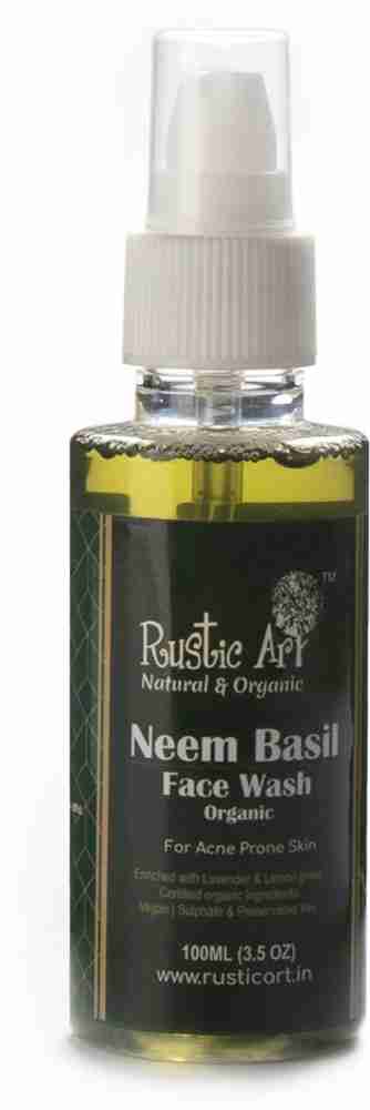 Neem basil top face wash