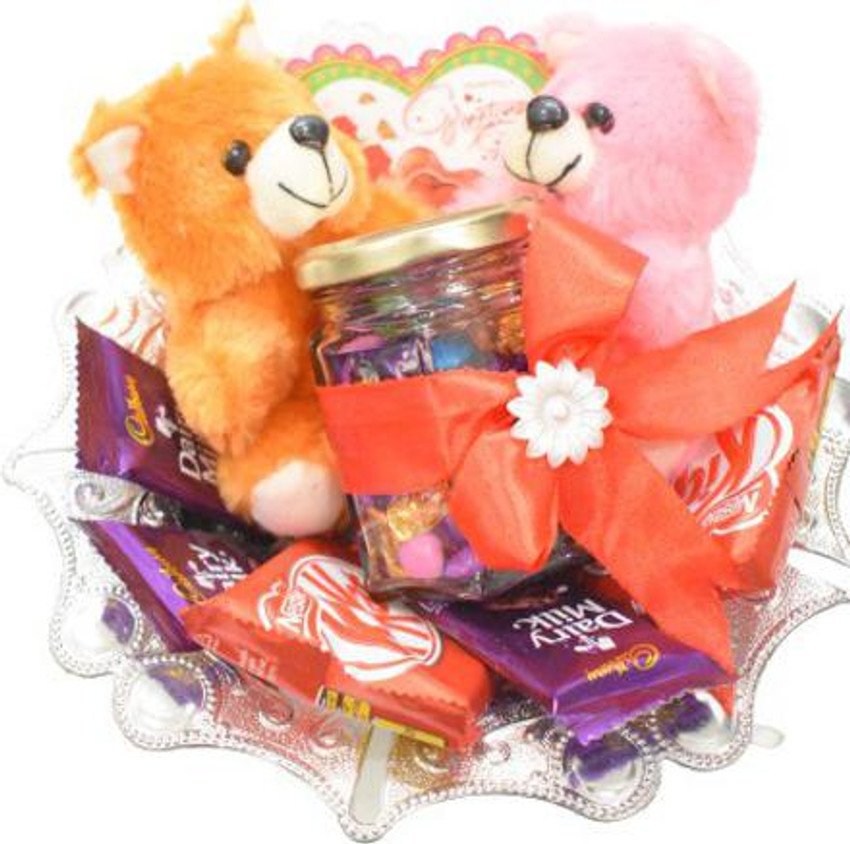 Cadbury Mesmerizing Teddy Basket For Teddy Lovers With Lots Of