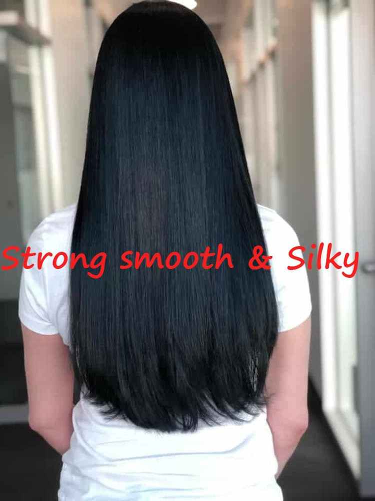 Black hair straight cut sale