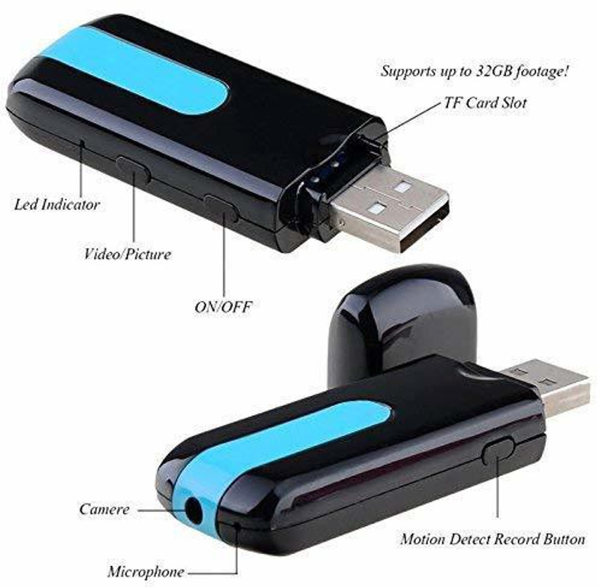 Mini u8 usb disk shop hidden camera with motion detection