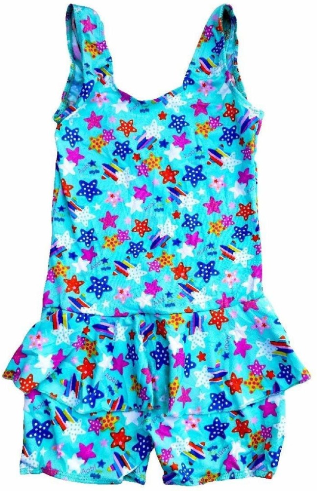 Drauss SWIMMING COSTUME FOR GIRLS MULTICOLOUR PRINTED STRETCHABLE FABRIC  (Colour and print as per availability) Printed Girls Swimsuit - Buy Drauss SWIMMING  COSTUME FOR GIRLS MULTICOLOUR PRINTED STRETCHABLE FABRIC (Colour and print