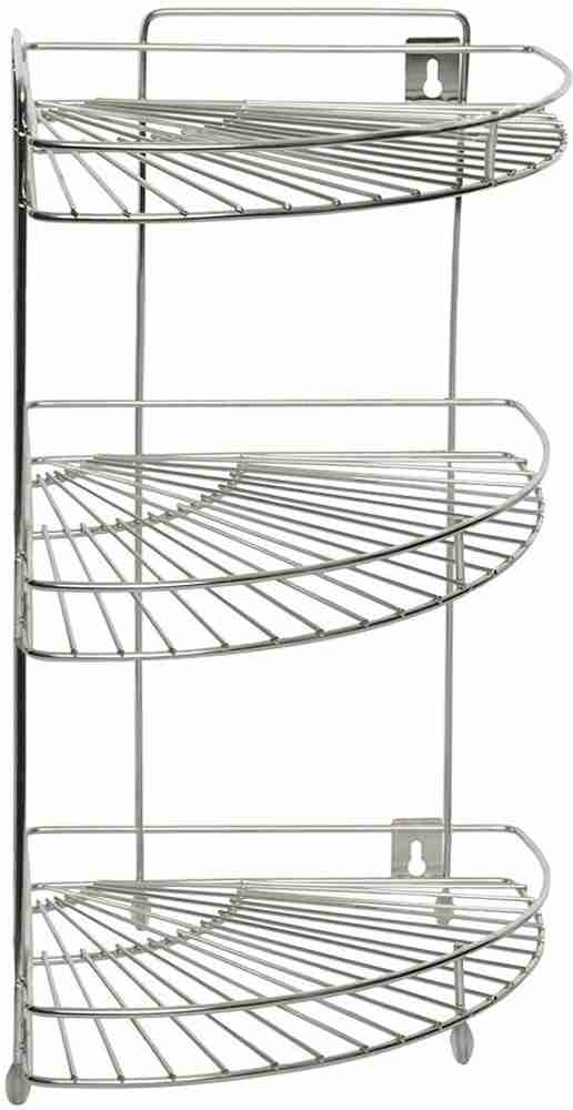 Steel corner best sale rack for kitchen