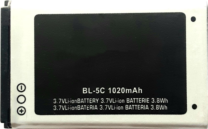 TokTon Mobile Battery For NOKIA BL-5C/ 1020mAh Price in India - Buy TokTon  Mobile Battery For NOKIA BL-5C/ 1020mAh online at