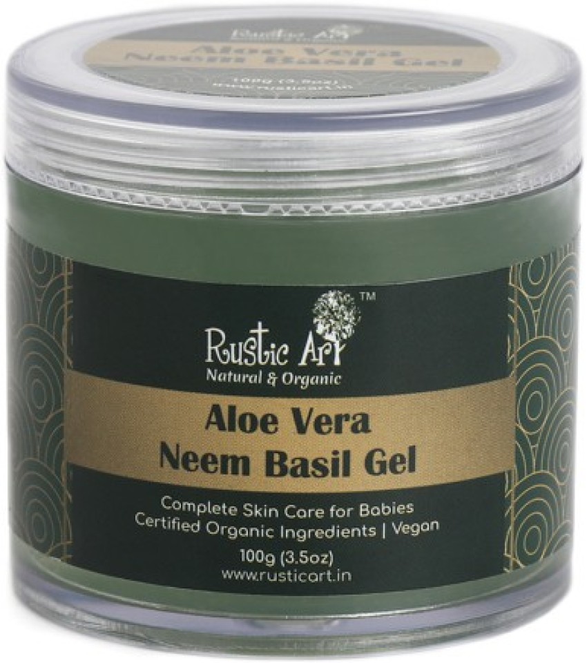 RUSTIC ART Aloe Vera Neem Basil Gel Price in India Buy RUSTIC