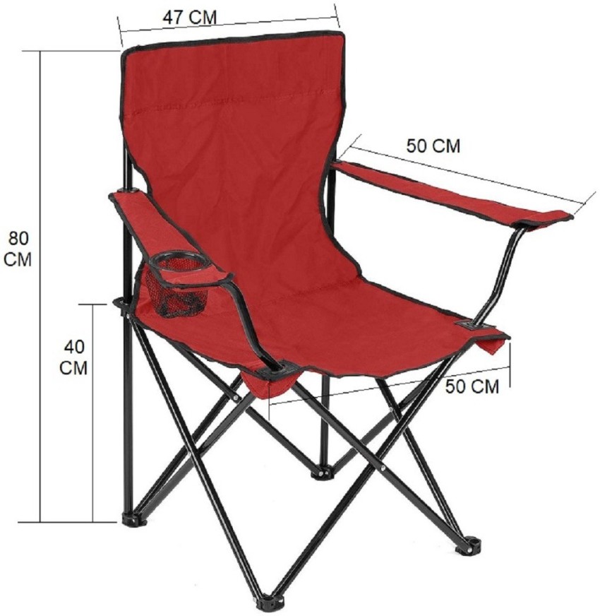 Coleman Broadband Mesh Quad Adult Camping Chair, Red 