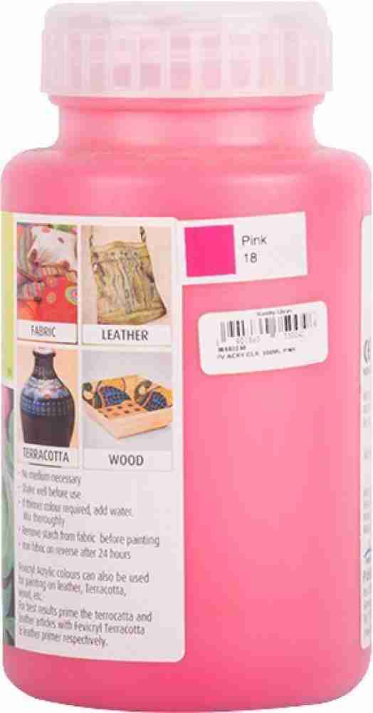 Pidilite Fevicryl Acrylic Neon Colour (500 ml, Pink)