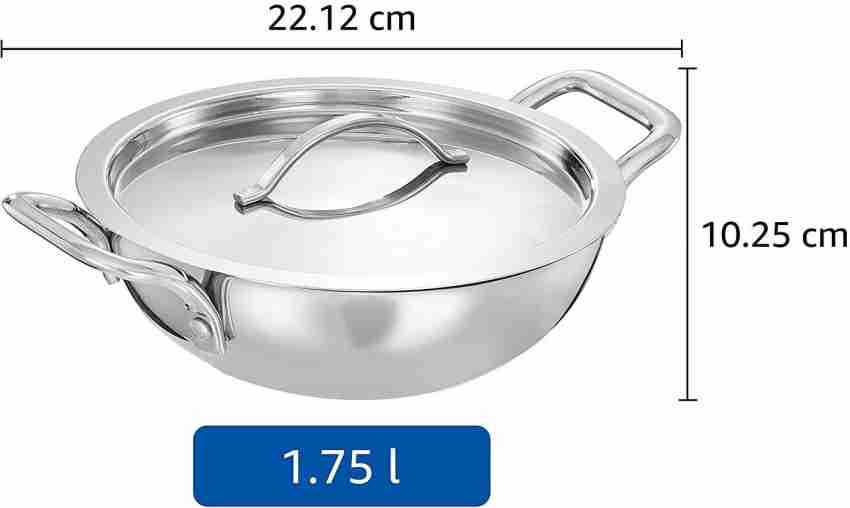 Steel Steamer Cooker Induction Steam Pot Kitchen Cookware 27.6cm
