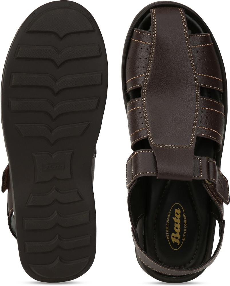 Leather sandals bata hotsell