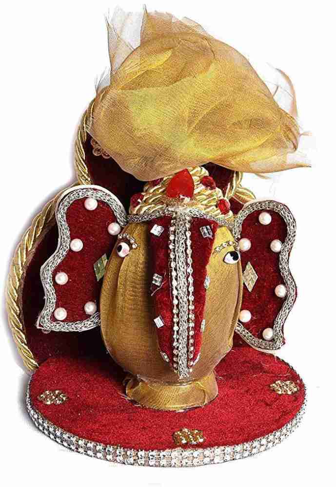 Mkt Handicraft Nariyal/Coconut Ganesh, Room Décor Decorative Showpiece - 20  cm Price in India - Buy Mkt Handicraft Nariyal/Coconut Ganesh, Room Décor  Decorative Showpiece - 20 cm online at