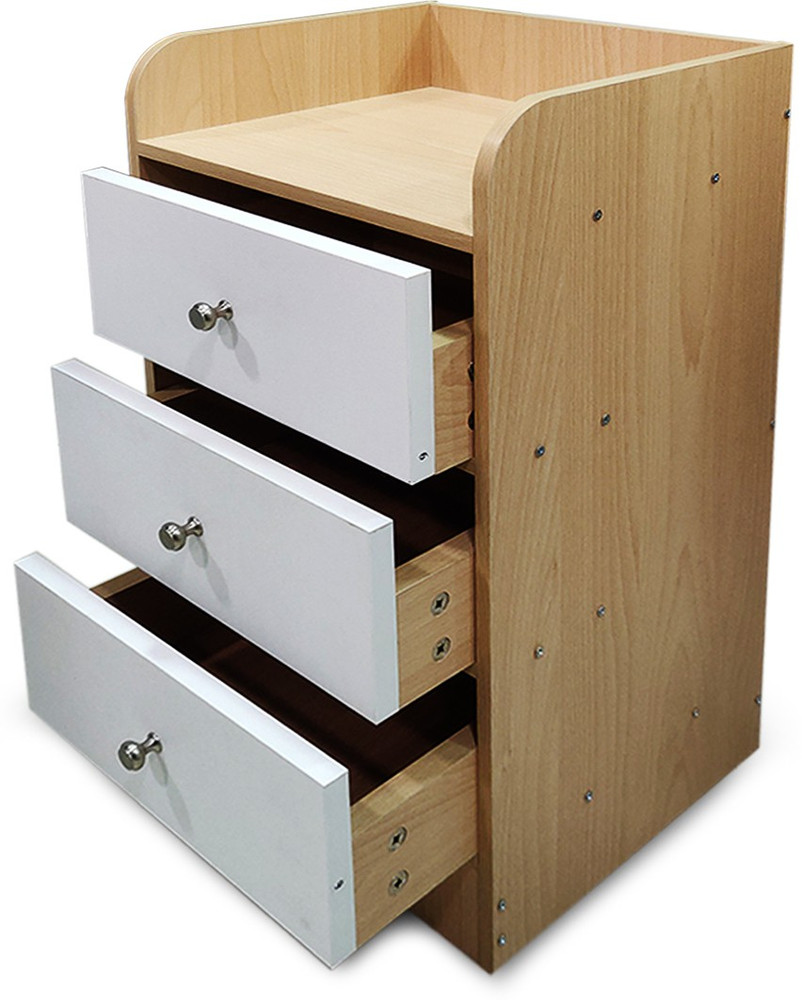 KAWACHI Bedroom Living Room End Side Table With Storage Drawer