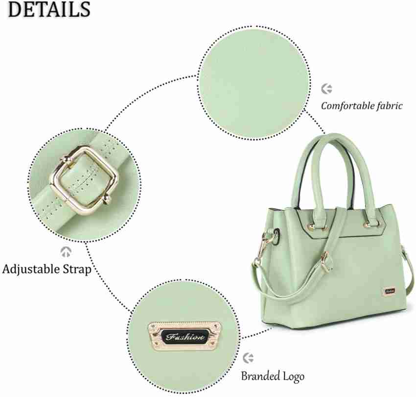 WOMEN MARKS- WOMEN'S-S-LOCK-SLING BAG (LIGHT GREEN) : : Fashion
