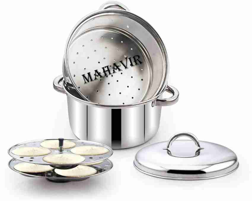 Mainstays Stainless Steel 4-Quart Steamer Pot with Glass Lid