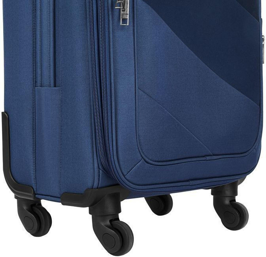 SAFARI Korrekt Expandable Cabin Suitcase 4 Wheels 22 inch Blue Price in India Flipkart