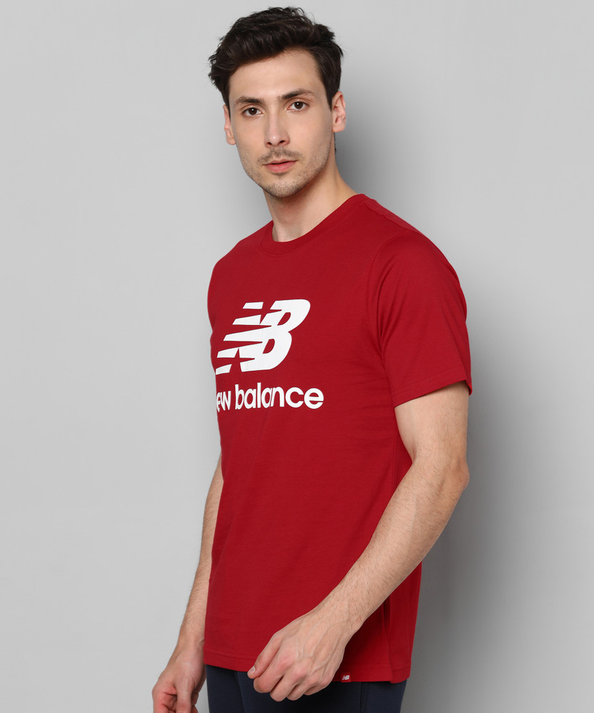 New Balance Printed Men Round Neck Red T Shirt Buy New Balance