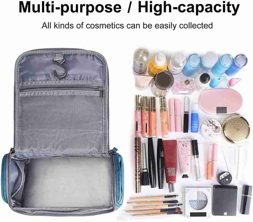 ELITEHOME Travel Toiletry Bag With Hanging Hook For Toiletries Cosmetic bag  Makeup Pouch For Girls