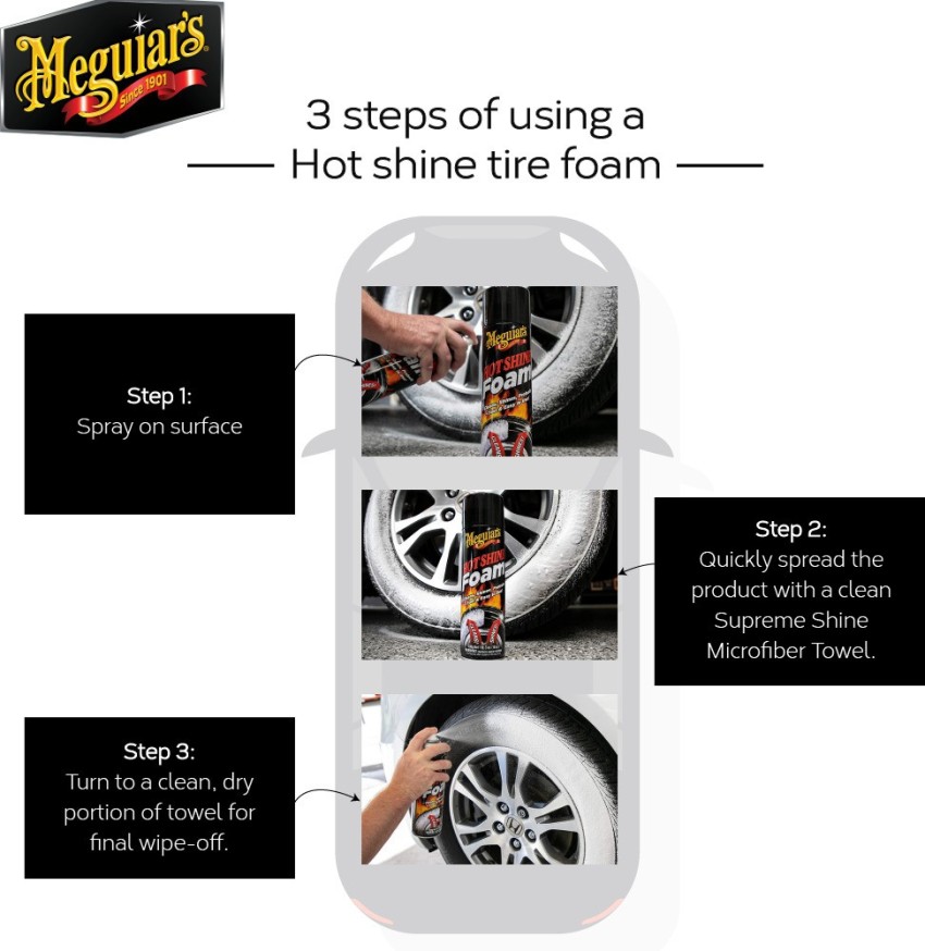 Meguiar's G13919 Meguiar's Hot Shine Tire Foam