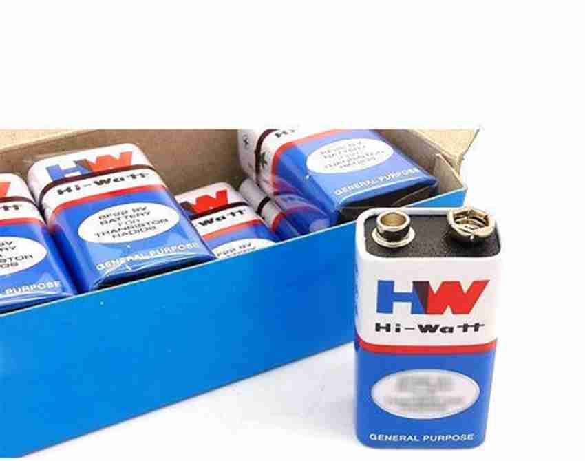 gobagee 9V Hi Watt Battery With Clip Connector (Pack of 1 Battery and 1  Connector) Electronic Components Electronic Hobby Kit Price in India - Buy  gobagee 9V Hi Watt Battery With Clip