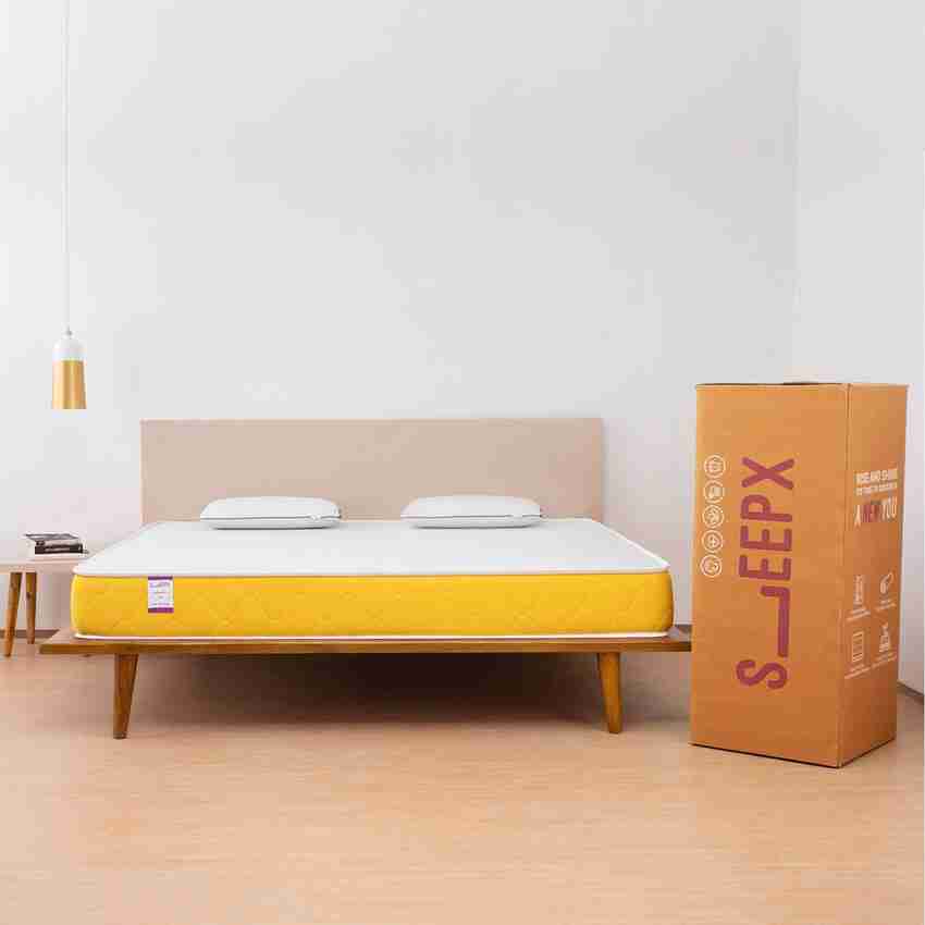 SleepX APT 6 inch King PU Foam Mattress Price in India Buy SleepX APT 6 inch King PU Foam Mattress online at Flipkart
