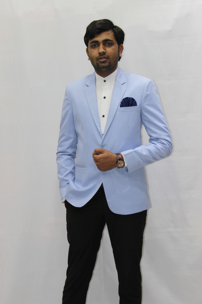 Blazer silver colour on sale