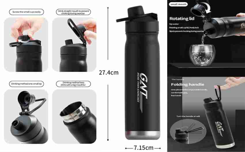  Boldfit Stainless Steel Water Bottle Hot & Cold Thermos Flask  Thermosteel Bottle 800ml Hot Water Bottle for Men Women & Kids Steel Bottle  Thermos Water Bottles Steel for Office Home Travel 