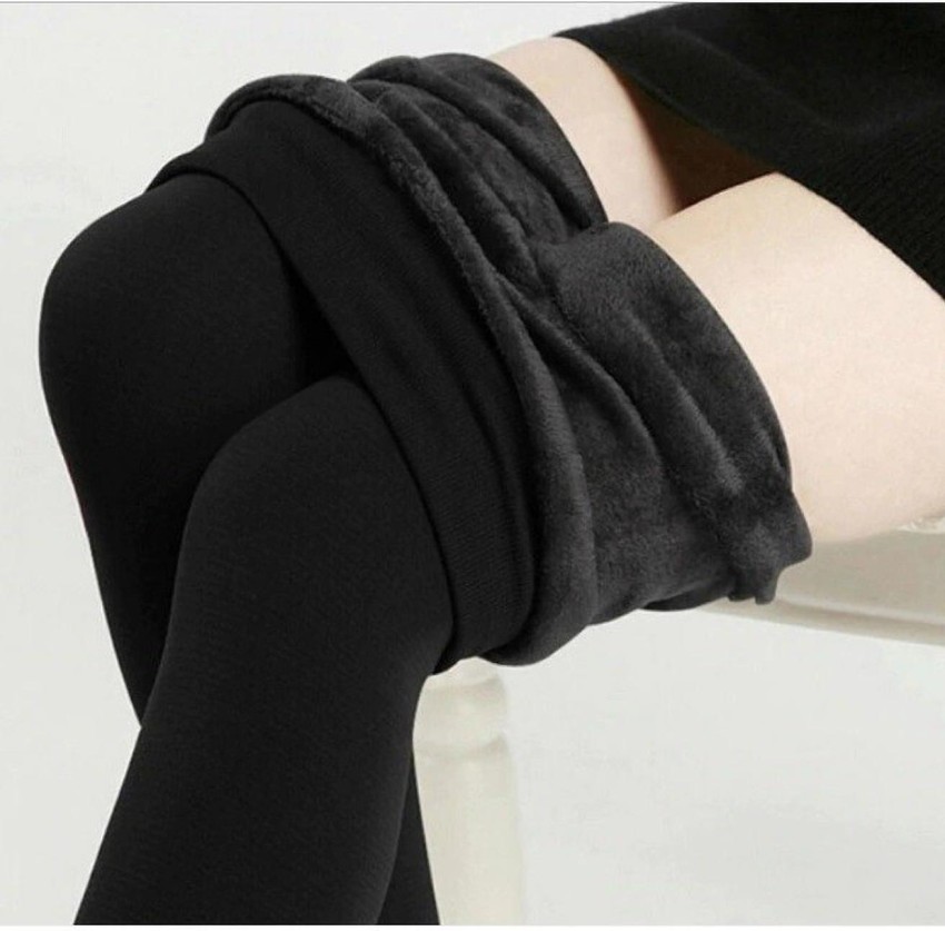 Buy JMT Wear Women's/Girls Fleece Lined Woolen Thermal Legging for Winters (Winter  Leggings-Skin-S) Skinny Fit at