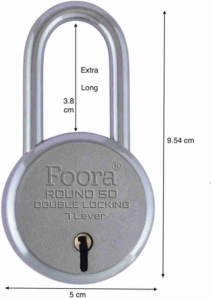 Extra long shop padlock