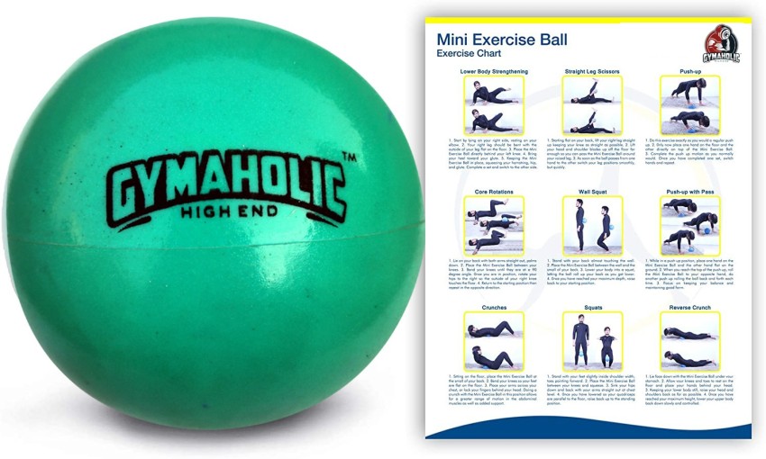 Exercise ball with online sand