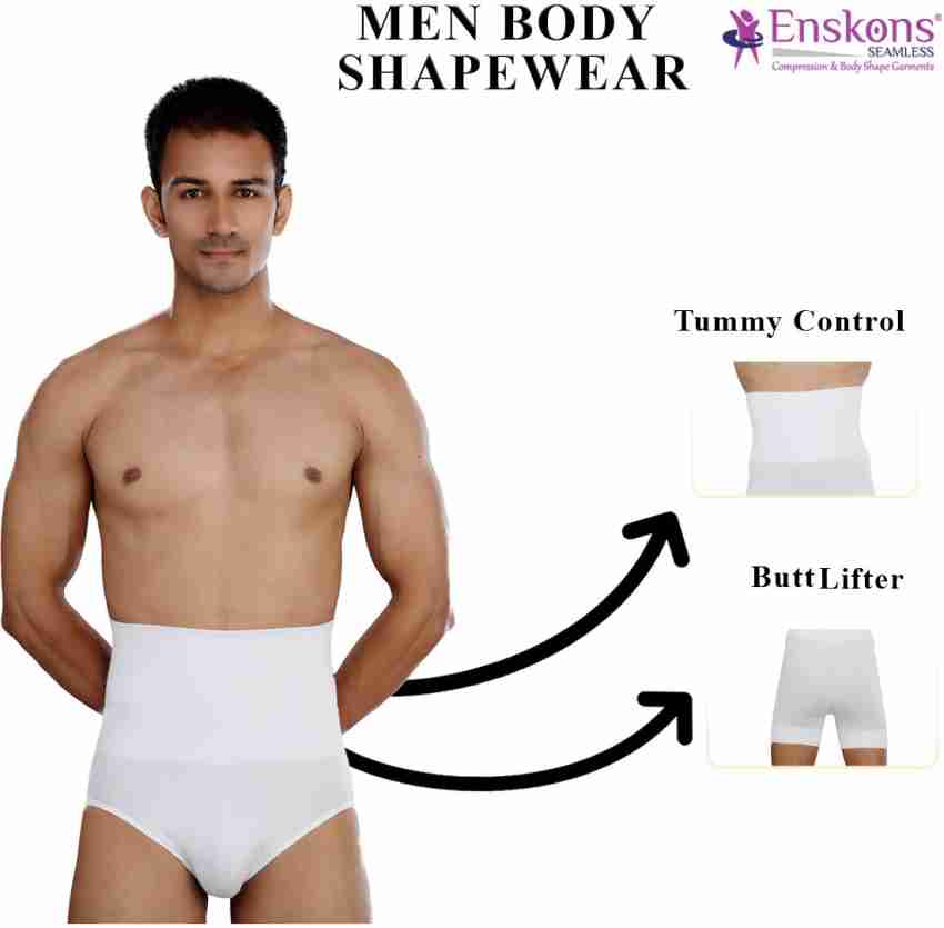 ENSKONS Tummy and Hips Tucker /Brief Men White Men Shapewear - Buy