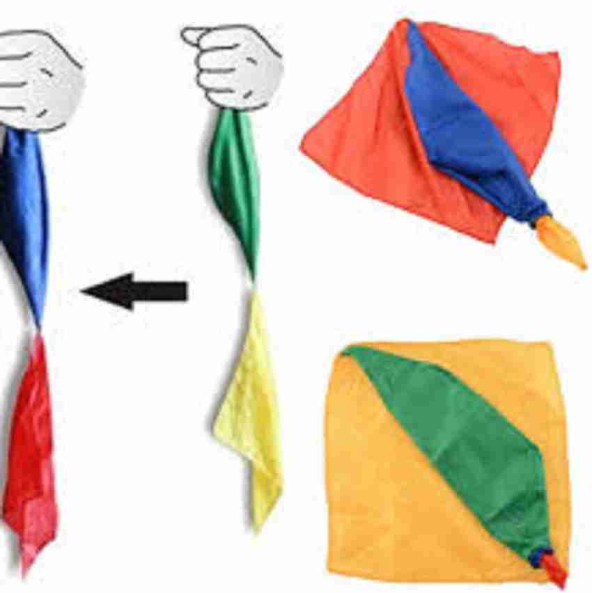 R.s.Magic Tricks DOUBLE COLOR CHANGING HANDKERCHIEFS Silk 18 inch MAGIC  TRICKS 1 Magic Tricks Price in India - Buy R.s.Magic Tricks DOUBLE COLOR  CHANGING HANDKERCHIEFS Silk 18 inch MAGIC TRICKS 1 Magic