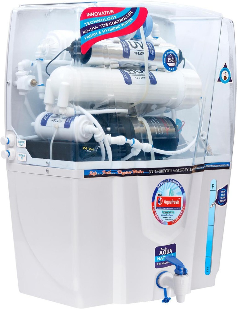 Aqua Fresh EPICAQUA+RO+UV+UF+TDSADJUSTER 15 L RO + UV + UF + ATDS Water  Purifier with Prefilter - Aqua Fresh 