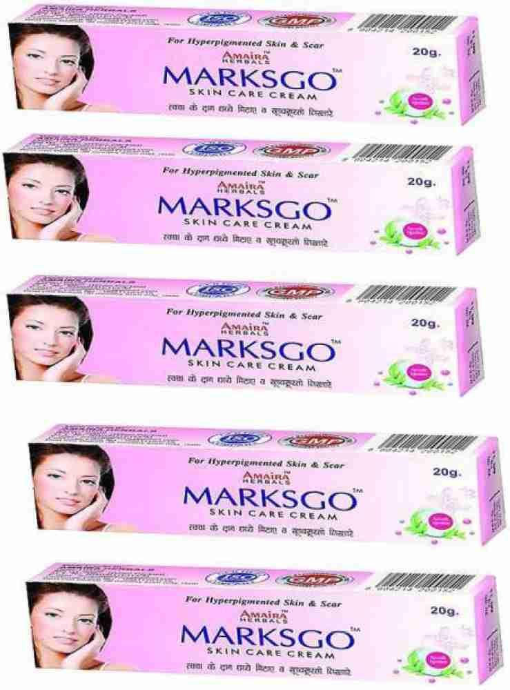 amaira herbals MARKSGO SKIN CARE CREAM PACK OF FIVE Price in