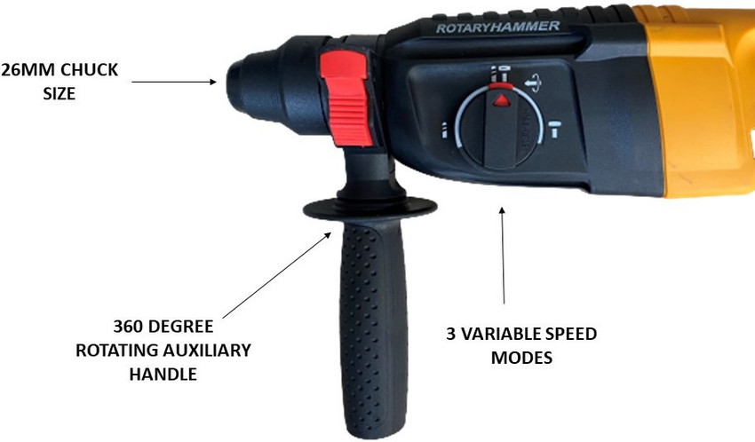Zebra Premium Tools Royale 1250W Reversible 26MM Machine With Free Bits Z-R26 Rotary Hammer Drill Price in India - Buy Zebra Premium Tools Royale 1250W Reversible 26MM Machine With Free Bits Z-R26 Zebra Premium Tools Royale 1250W Reversible 26MM Machine With Free Bits Z-R26 Rotary Hammer Drill Price in India - Buy Zebra Premium Tools Royale 1250W Reversible 26MM Machine With Free Bits Z-R26