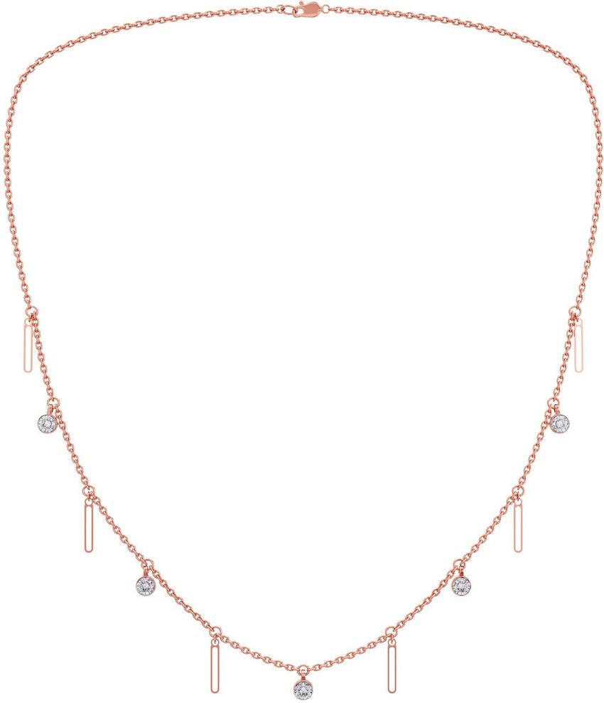 Malabar rose gold chain deals