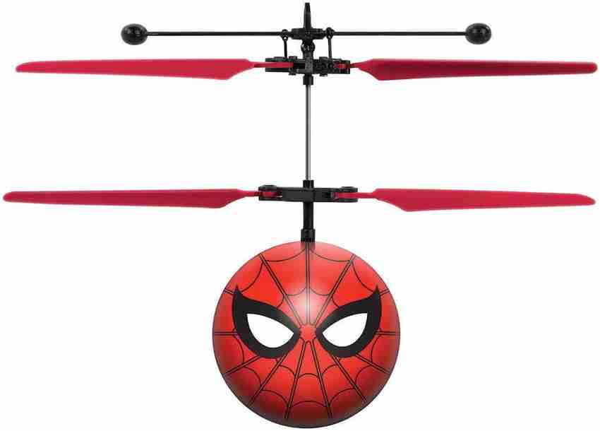 Super Hero Spiderman Flying Sensor Helicopter Plane Remote