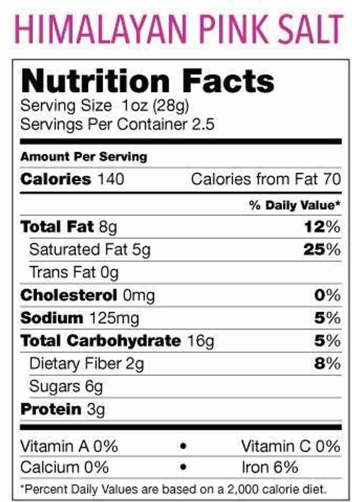 Himalayan hotsell salt nutrients