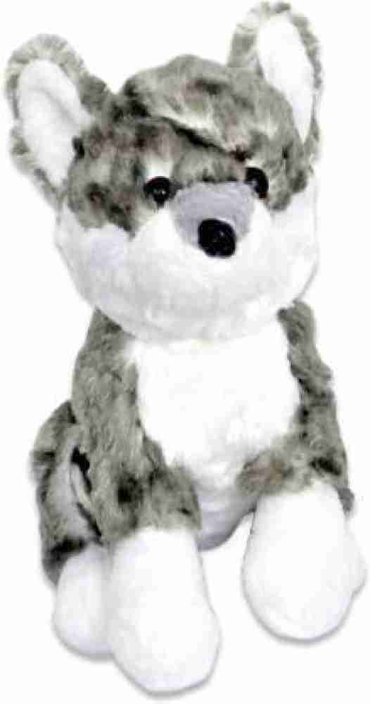 Luipui Lovely Plush Dog Soft Siberian Husky Stuffed Animal Puppy Toy(Colour  as per avability) - 28 cm - Lovely Plush Dog Soft Siberian Husky Stuffed  Animal Puppy Toy(Colour as per avability) .