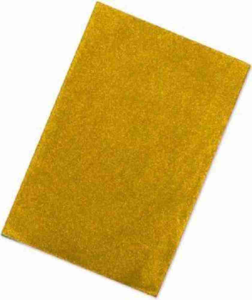 Yellow Glitter Paper, GSM: 150 - 200 at Rs 15/piece in Lucknow