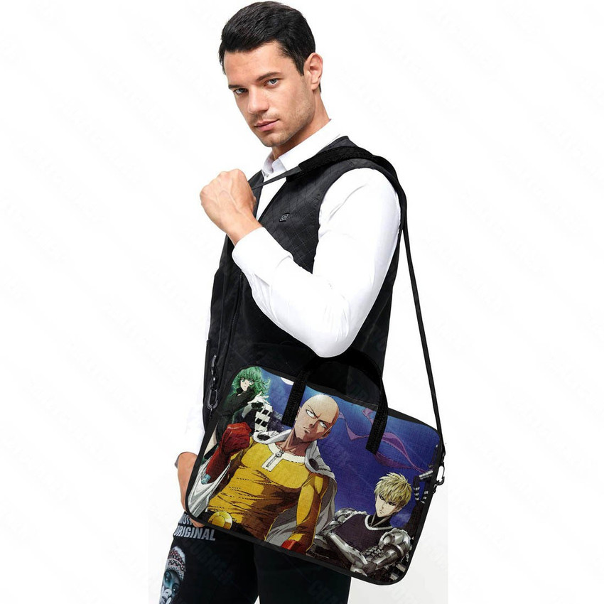 Crazy Corner One Punch Man Gang Anime Printed Office Laptop Bag