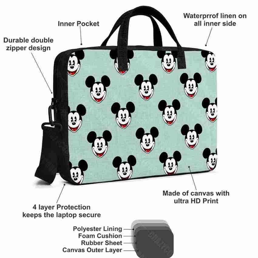 Crazy Corner Mickey Mouse Smiley Printed Office Laptop Bag Crazy Corner Flipkart