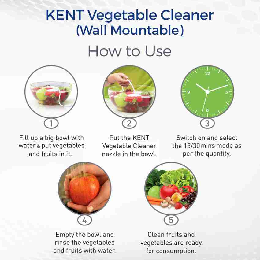 Kent launches fruit and vegetable cleaner