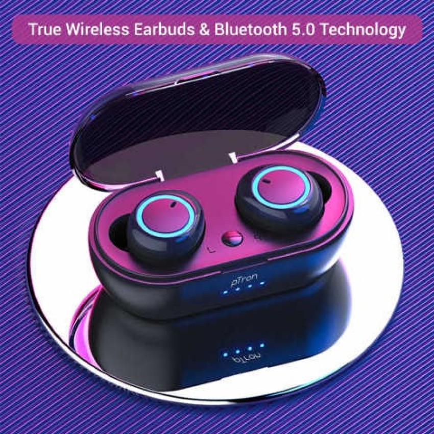 pTron Bassbuds Lite In-Ear True Wireless Bluetooth Earphones (TWS) wit -  pTron India